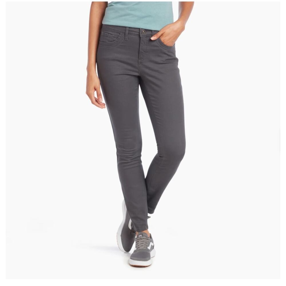 Kuhl KONTOUR Gray Jean Style Pants Womens Sz 10 S Style 6373